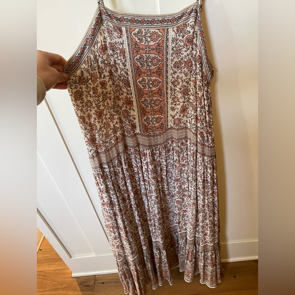 Spell and the Gypsy Coral Floral Maxi Dress